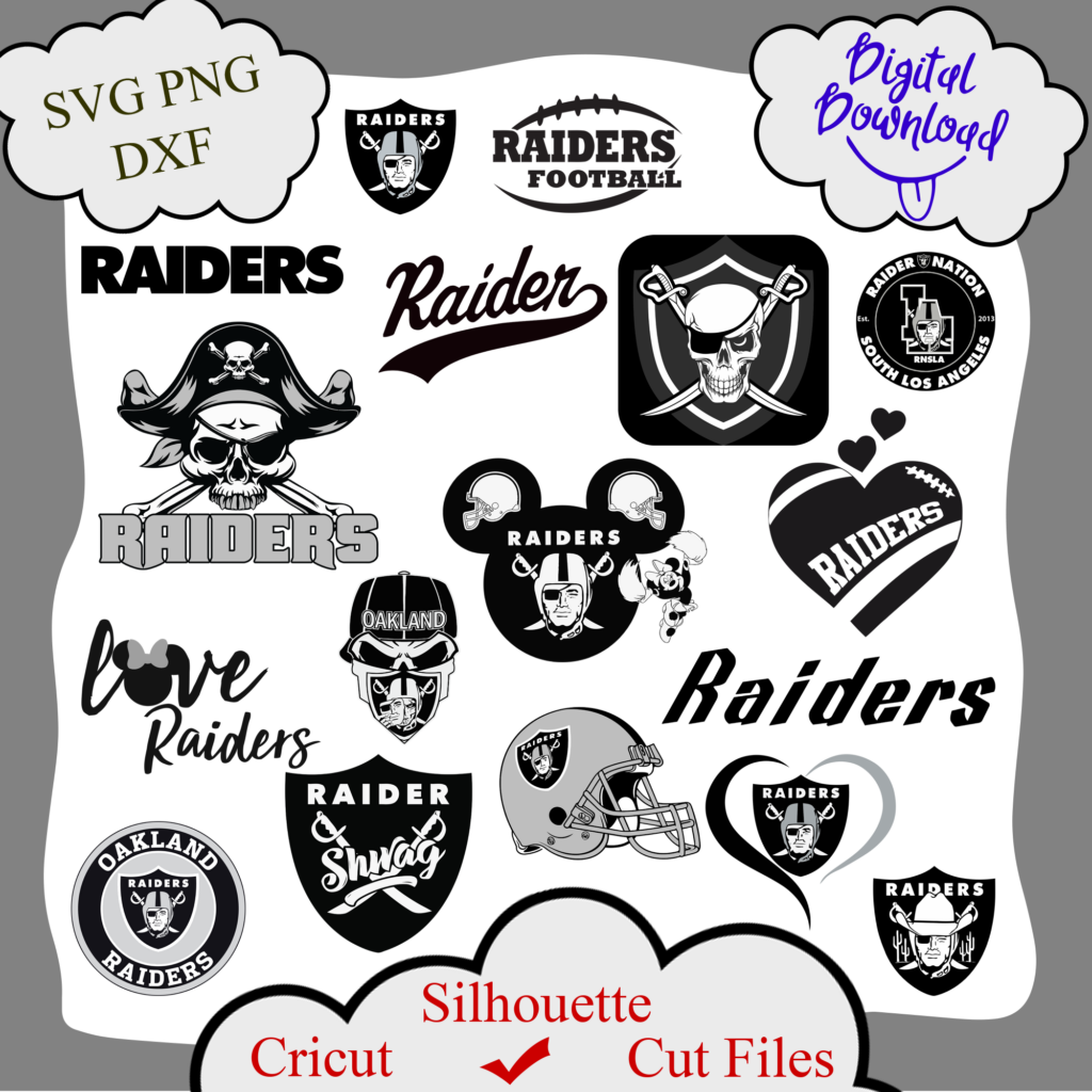 Oakland raiders bundle logo sport svg, Oakland raiders bundle svg ...