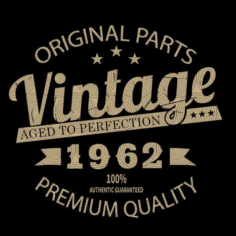 Vintage 1962 Aged to perfection svg cricut silhouette - Welcome to our ...