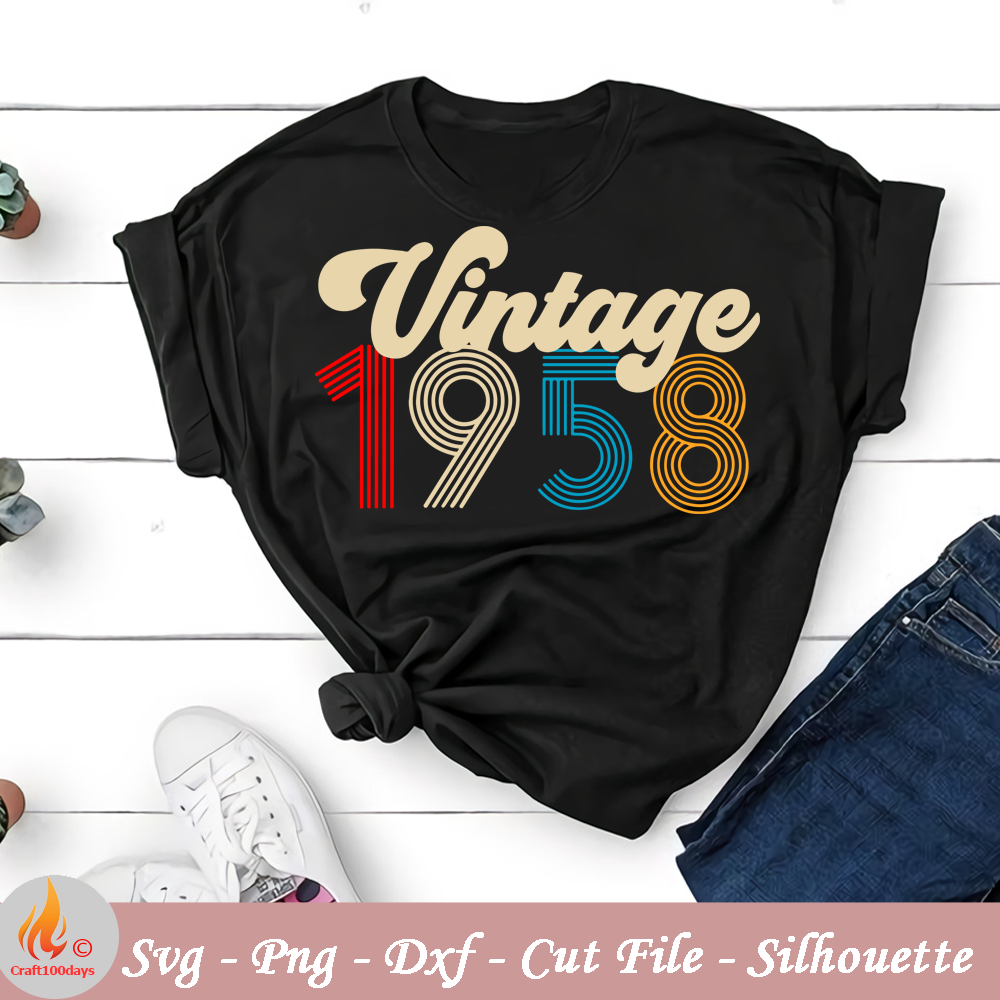 Vintage 1958 Aged to perfection svg - Welcome to our shop