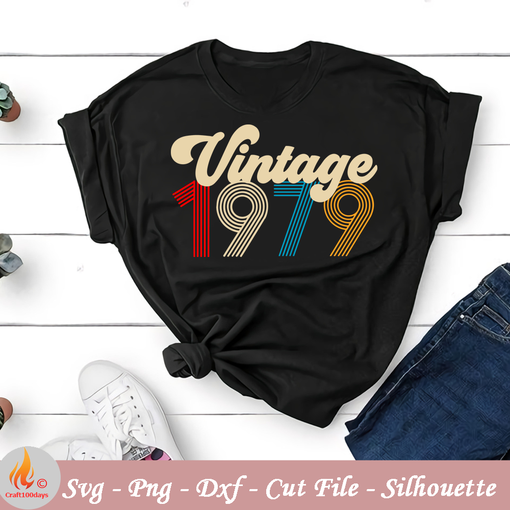 Vintage 1979 svg Aged to perfection - Welcome to our shop