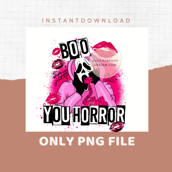 Boo you horror Png